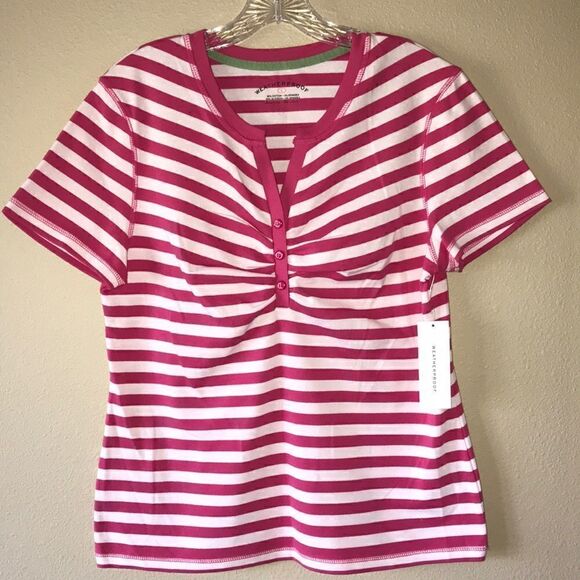 NEW Weatherproof Pink And White Shirt - Picture 1 of 4
